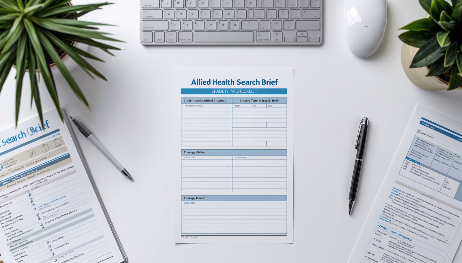 Allied health search brief